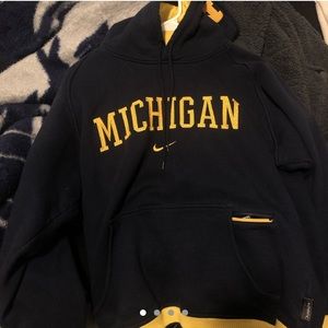 Michigan embroidered hoodie